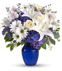 Beautiful in Blue from Krupp Florist, your local Belleville flower shop